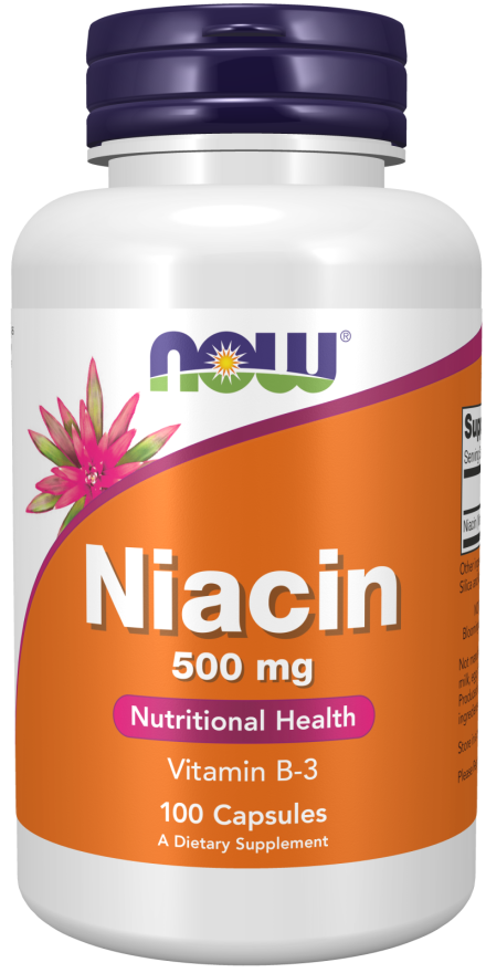 Niacin 500 mg - NOW Foods