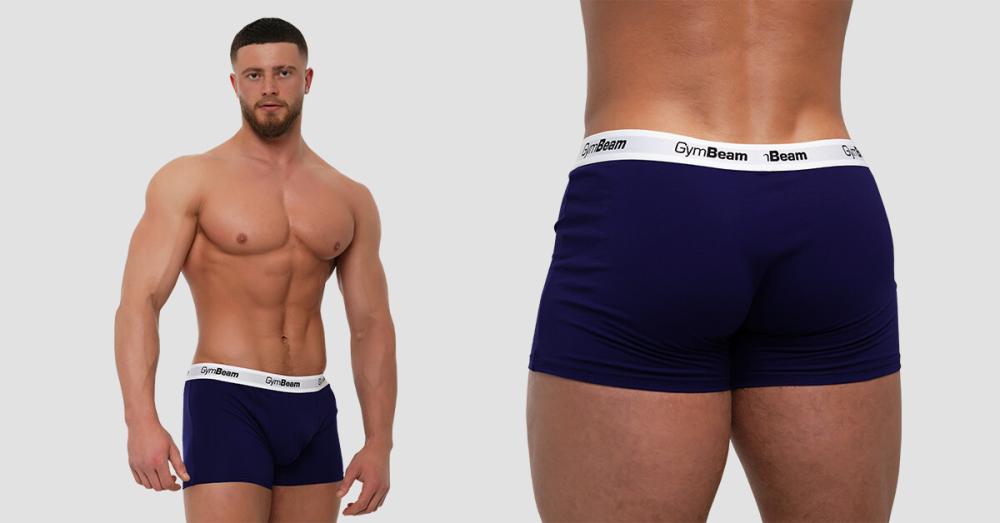 Men's Essentials Boxershorts 3Pack Navy - GymBeam