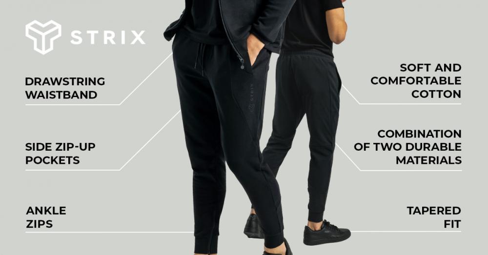 ALPHA Joggers Black - STRIX