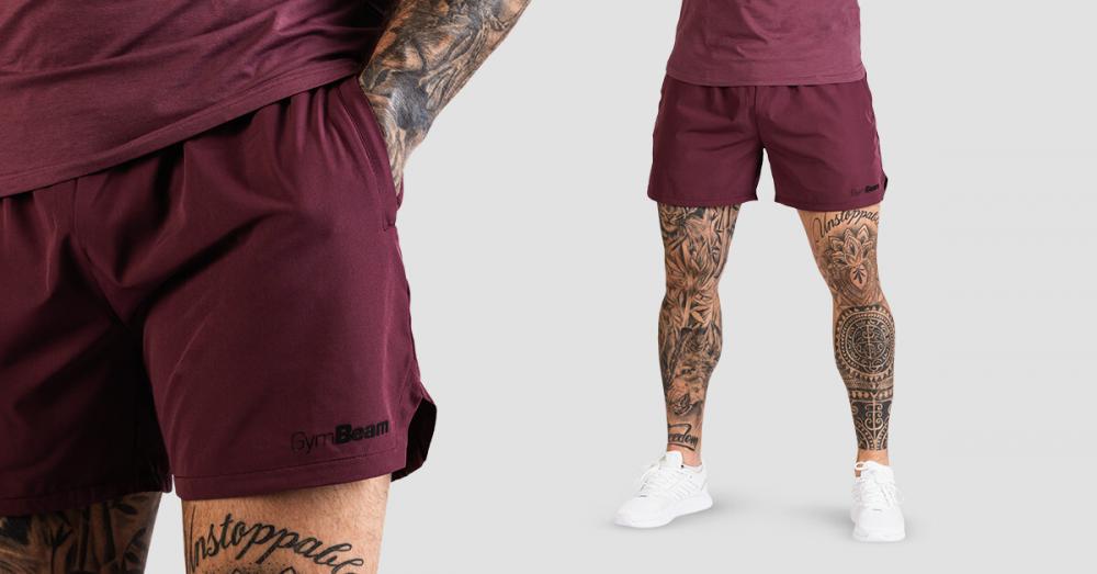 TRN Shorts Aubergine - GymBeam