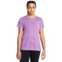 Women´s T-shirt Tech Tiger SSC Purple - Under Armour