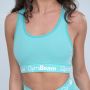 Sport-Busenhalter Simple Turquoise - GymBeam