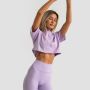 Limitless Cropped T-Shirt für Frauen Lavender - GymBeam