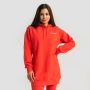 Women‘s Limitless Longline Hoodie Hot Red - GymBeam