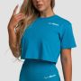 Women‘s Limitless Cropped T-shirt Aquamarine - GymBeam