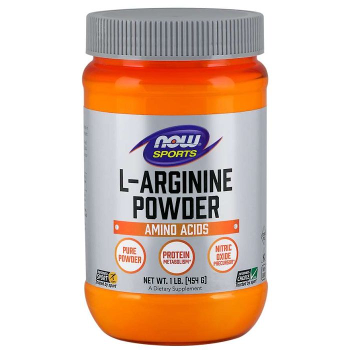 L-Arginin Pulver - NOW Foods