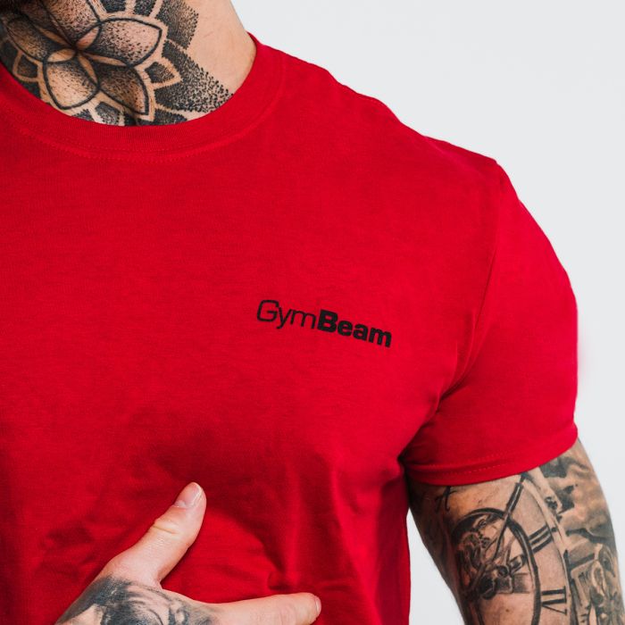 T-Shirt für Männer Basic Cherry Red - GymBeam