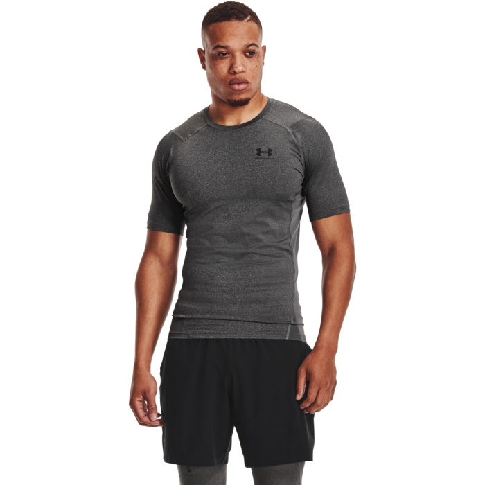 Compression T-shirt HG Armour Comp SS Grey - Under Armour