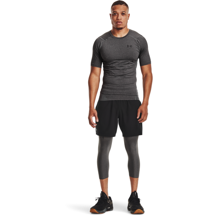 Compression T-shirt HG Armour Comp SS Grey - Under Armour