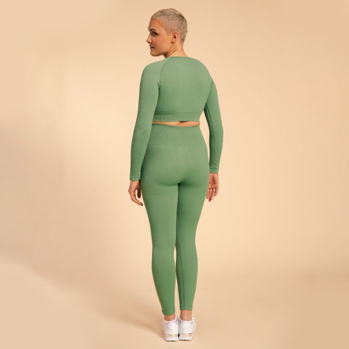 Hyper Crop Top in Olivine - BeastPink