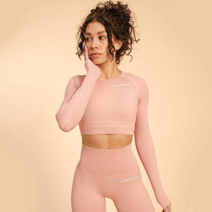 Hyper Crop Top in Pink - BeastPink