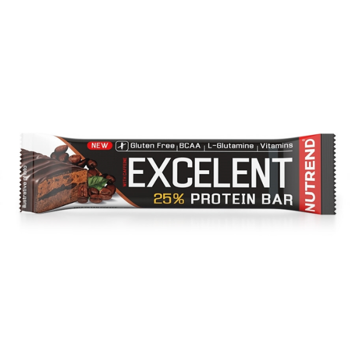 Proteinriegel Excelent mit Koffein 85 g - Nutrend