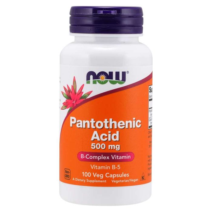 Pantothensäure 500 mg - NOW Foods