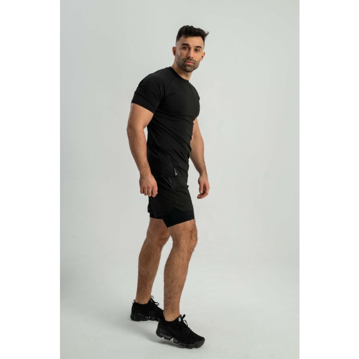 2in1 Shorts Schwarz - STRIX