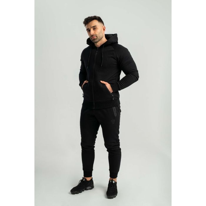 Nova Zip Up Hoodie Black - STRIX