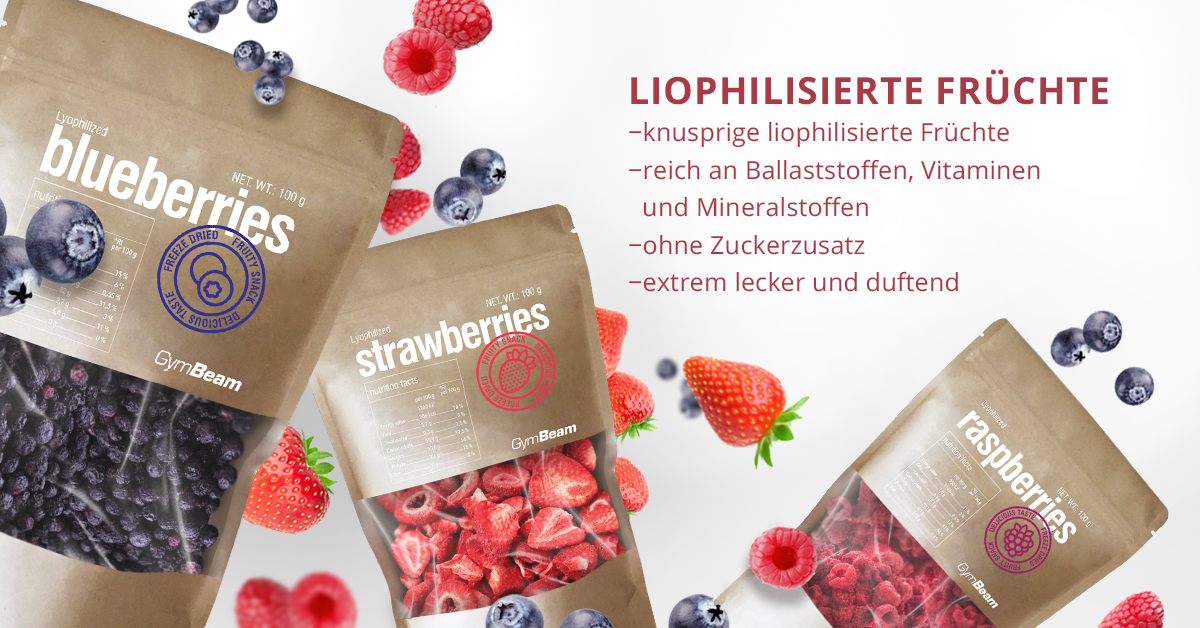 Lyophilisierte Himbeeren - GymBeam