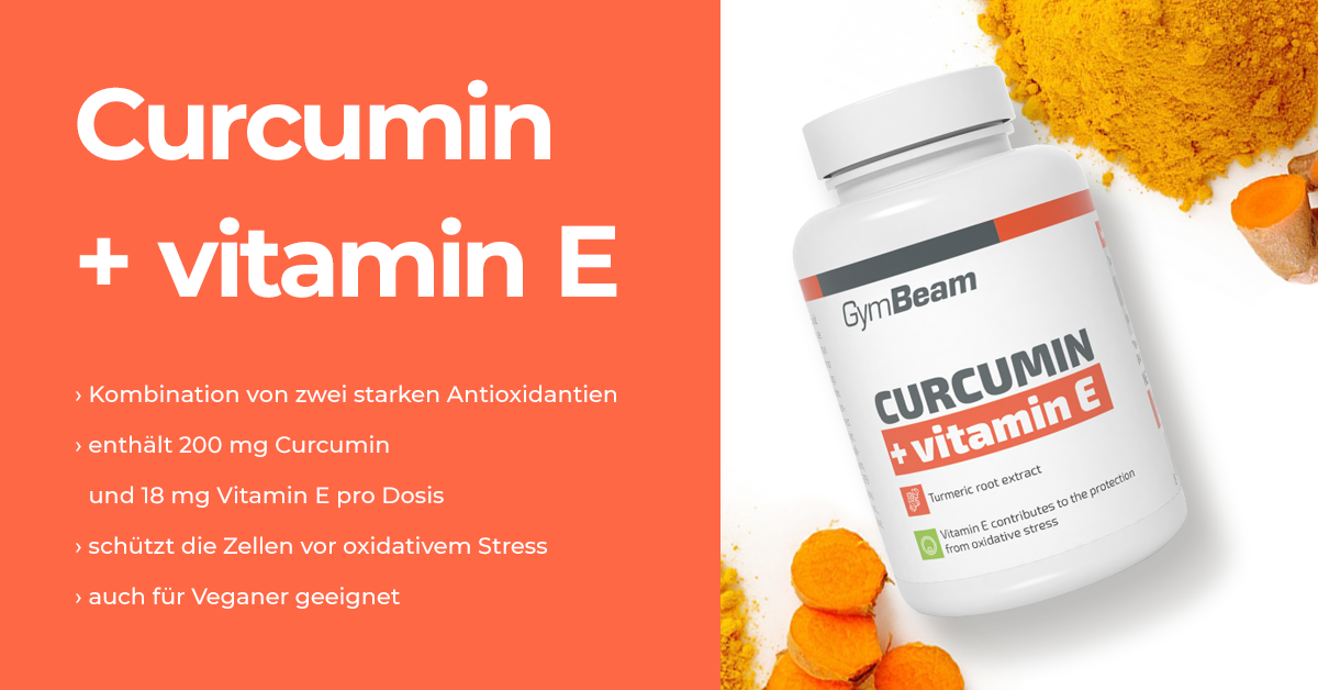 Curcumin + Vitamin E - GymBeam