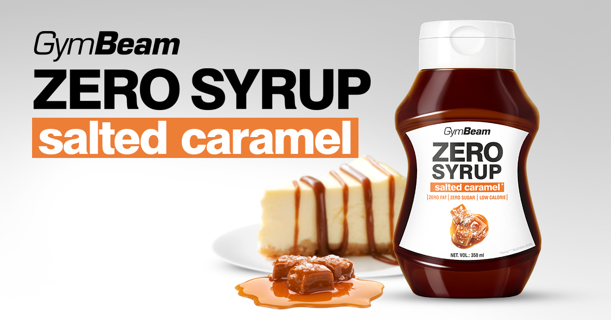 GymBeam ZERO SYRUP Salted Caramel 350 ml